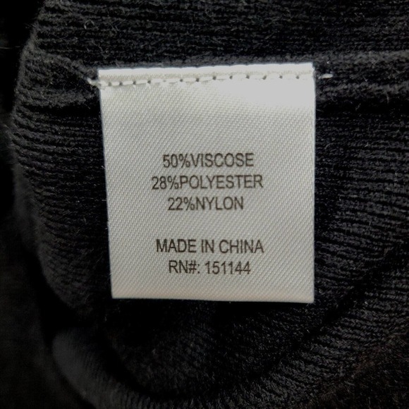 Lea + Viola Women's Medium Ribbed Puff Sleeve Pullover Sweater NWT (MSRP $110) - Picture 10 of 12